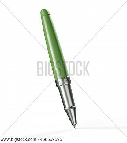 Ball Pen Mockup Isolated On White Background - 3d Render