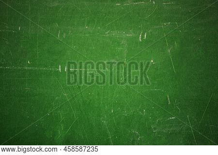 Green School Board With Scratches And Scuffs.