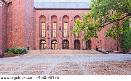 Stockholm City Hall, Swedish: Stadshuset, Located On The Eastern Tip Of Kungsholmen Island, Next To 