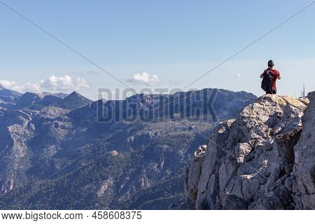 View Of The Mountains Near Valldemosa In Mallorca (balearic Islands)