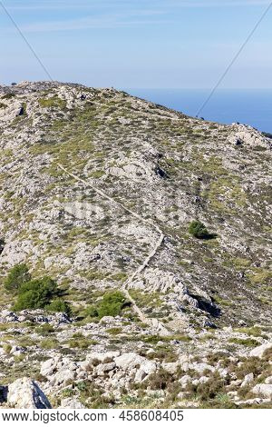 View Of The Mountains Near Valldemosa In Mallorca (balearic Islands)