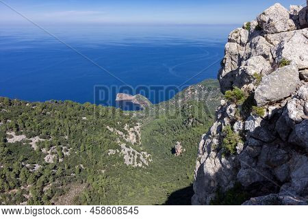 View Of The Mountains Near Valldemosa In Mallorca (balearic Islands)