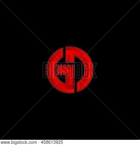 Initial Gd Letter Logo Vector Design Template. Gd Letter Logo Is Suitable For Business Logo