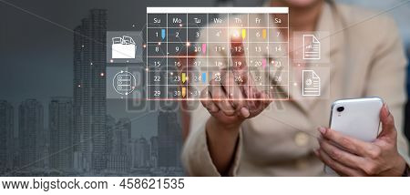 Reminder Appointment For The Calendar And The Organizer's Agenda Timetables And Agendas Used By Even