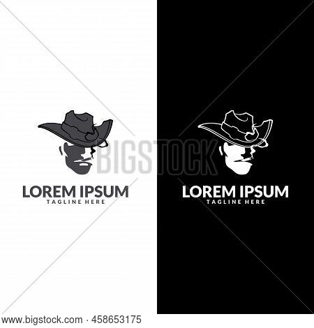 Spy Detective Logo Design Template. Py Icon. Vintage Label. Private Detective Logo. Vector Illustrat