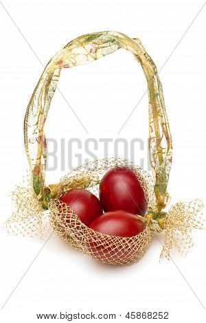 Uova di Pasqua rosse