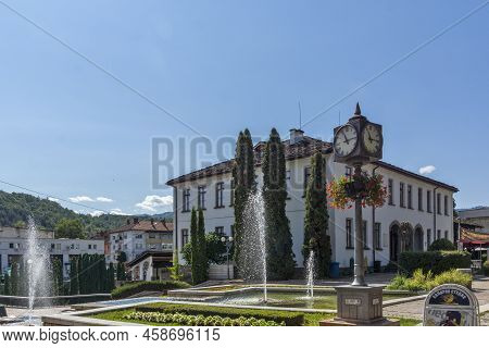 Amazing View Of Center Of Town Of Troyan, Bulgaria
