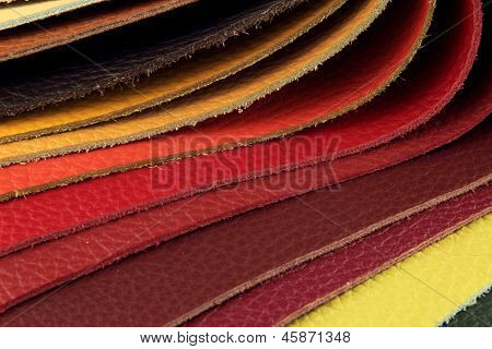 Color palette prøve picker læder materiale