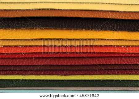 Color palette prøve picker læder materiale