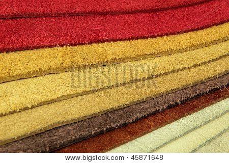 Color palette prøve picker læder materiale