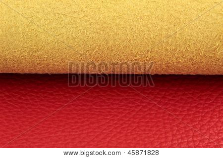 Color palette prøve picker læder materiale