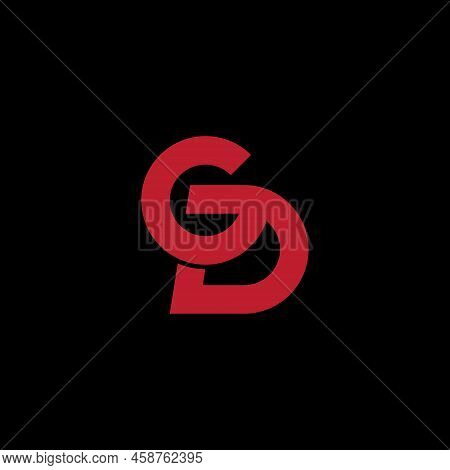 Initial Gd Letter Logo Vector Design Template. Gd Letter Logo Is Suitable For Business Logo