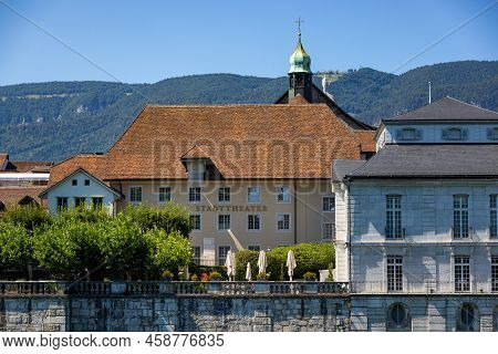 Municipal Theatre Of Solothurn In Switzerland Europe - Solothurn, Switzerland Europe - July 14, 2022