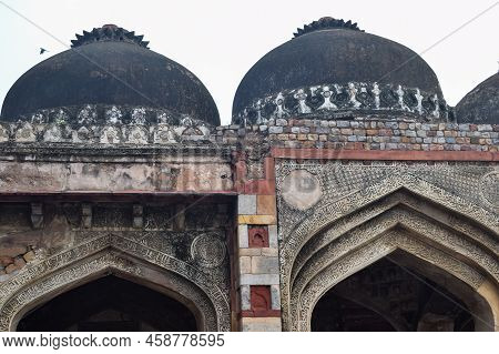 Mughal Architecture Inside Lodhi Gardens, Delhi, India, Beautiful Architecture Inside The The Three-