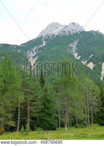 A Mountaintop In Tyrol In The „pillersee\