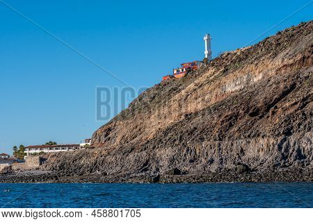 An Overlooking Landscape View Of Puerto Penasco, Mexico