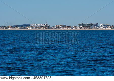 An Overlooking Landscape View Of Puerto Penasco, Mexico