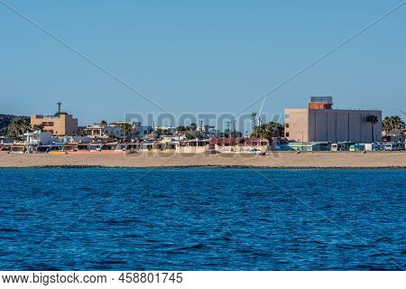 An Overlooking Landscape View Of Puerto Penasco, Mexico