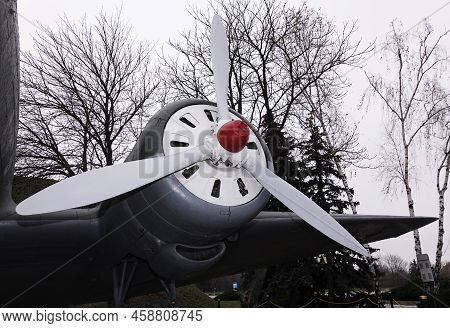 Kiev, Ukraine December 10, 2020: Transport Aircraft Li-2 At The Museum Of Military Equipment For Pub