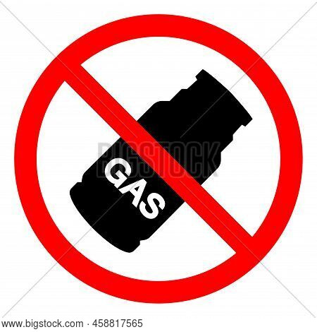 Do Not Lay Down Tank Symbol Sign ,vector Illustration, Isolate On White Background Label .eps10
