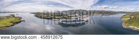 Killybegs, Ireland - July 22 2022: Ms Arcadia Is A Cruise Ship In The P And O Cruises Fleet Visiting