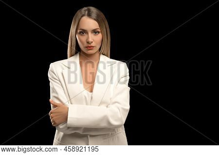 Confident Stylish Woman. Leader Or Ceo In Corparate Business. Leadership Concept