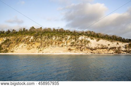 View Of The West Coast Of The Fraser Island, Known By The Aboriginal Name Of K'gari, A 122 Km Long S