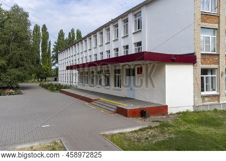 Russia, Tambov Region, Tokarevka Work Settlement, June 12, 2022, Mbou Tokarevskaya Secondary School 