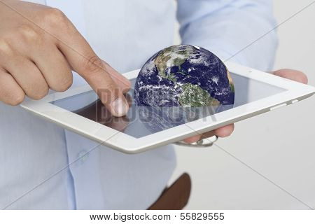 Business Computer Ipad Tablet Hands