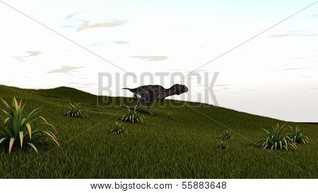 running majungasaurus