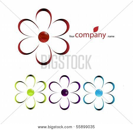 abstract flowers
