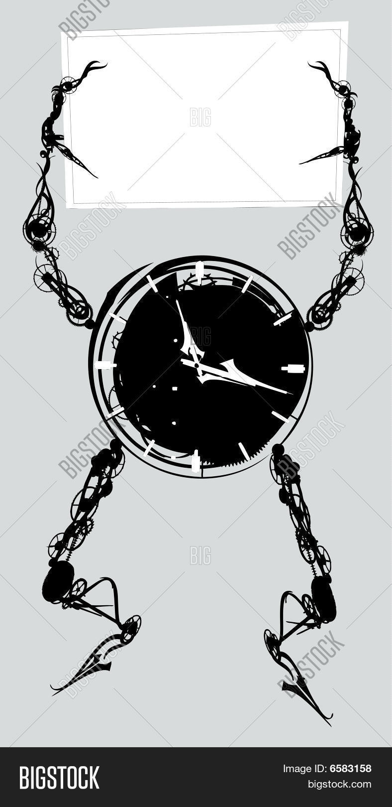 Clockman 矢量图和照片（免费试用） | Bigstock