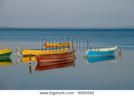 Lodě na jezero