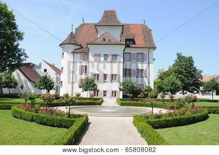 Aesch, Switzerland - July 22 2012 - Blarer Castle
