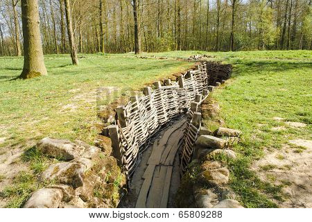 Bayernwald Wooden Trench Of World War 1