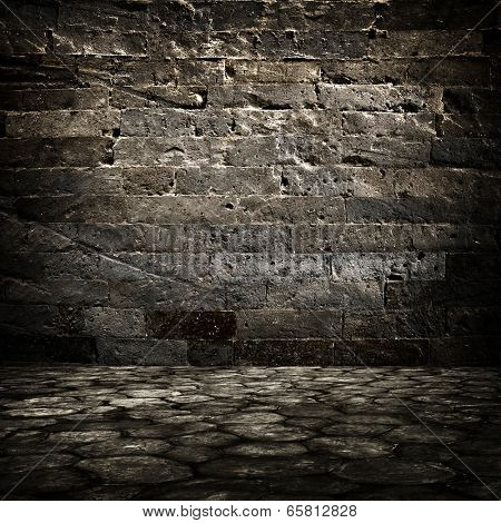 rough brick wall  