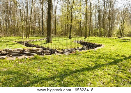 Bayernwald Wooden Trench Of World War 1