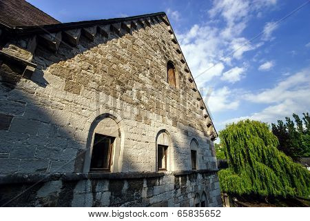 Medieval Castle Bernstein On The Top Of Hill