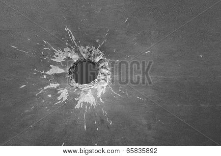 Bullet hole