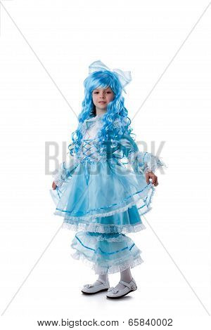 Lovely girl posing dressed as Malvina