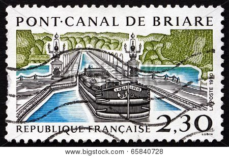 Postage Stamp France 1990 Briare Aqueduct