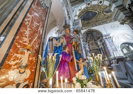 The Duomo, cathedral of Amalfi, campania, Italy