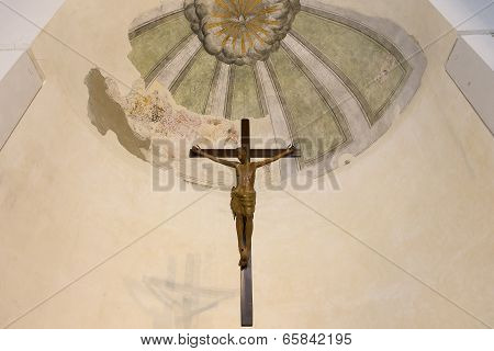 Interiors and details of the Duomo, cathedral of Amalfi, camapnia, Italy