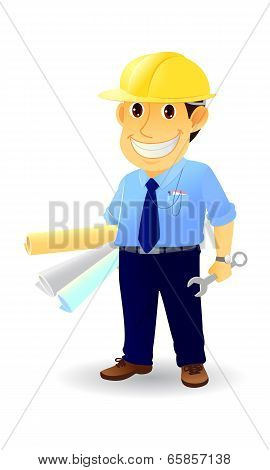Engineer cartoon