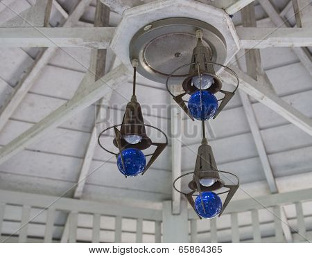 Blue Bulb Lamp