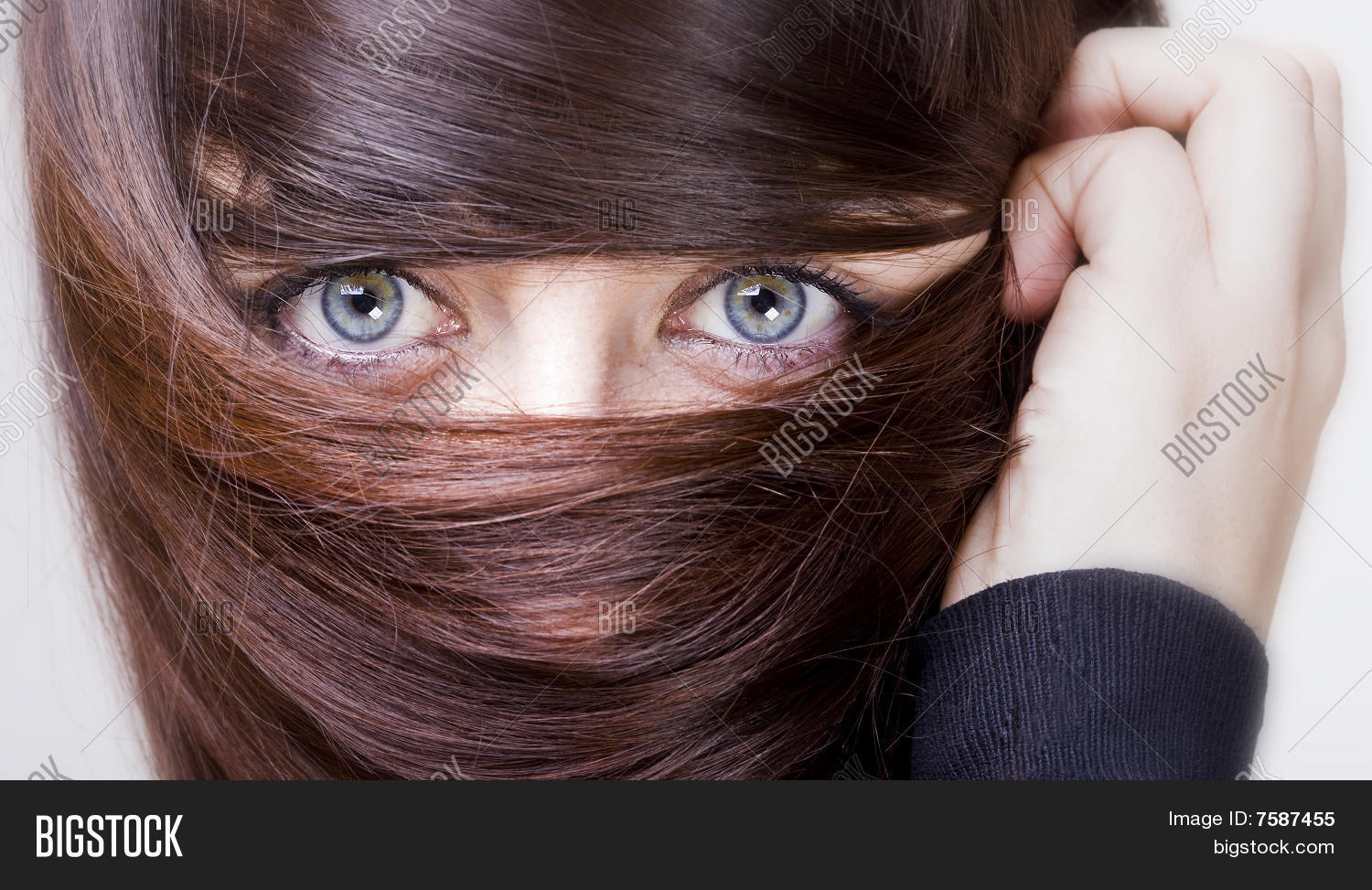 Woman Hair Around Eyes Image & Photo (Free Trial) Bigstock