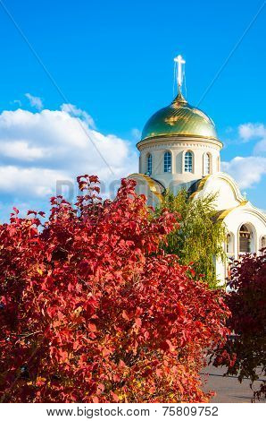 Church In Autumn