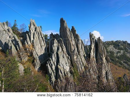 The mountains of the Southern Urals.