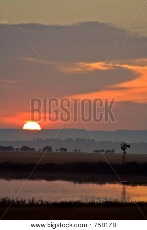 Sunrise Windmühle 02