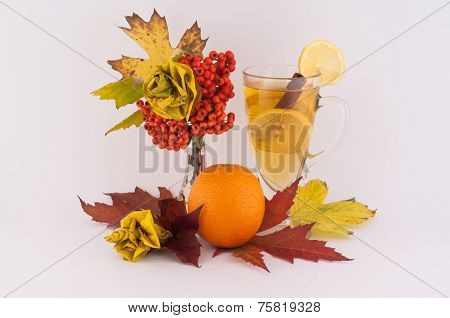 Roses From Autumn Leaves And Tea